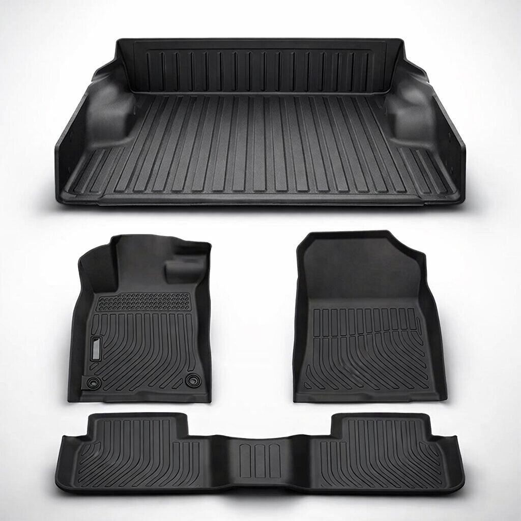 3D-Wannenmatten für Pick-up mit Ladeflächenwanne in Schwarz